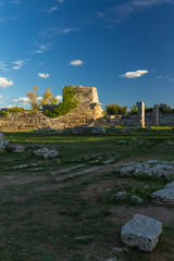 Fototapeta na wymiar Paestum ruins, Salerno, Italy