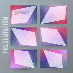 Horizontal banner background Design element powerpoint precentation13