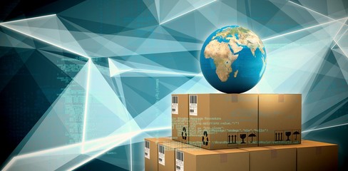 Composite image of image of data