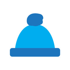 Isolated winter hat on a white background, Vector illustration