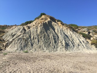 kalamaki beach, image of the rocks