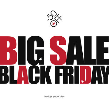 Design poster for black friday sales