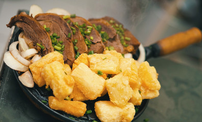  Meat with cassava