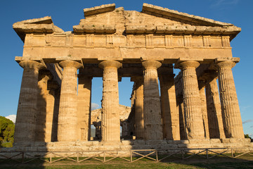 Obraz premium Hera's Temple, paestum, Salerno, Italy