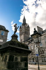 View of Granite city of Aberdeen in Scotland