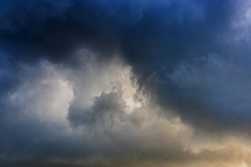 Fototapeta premium Deszczowe chmury.