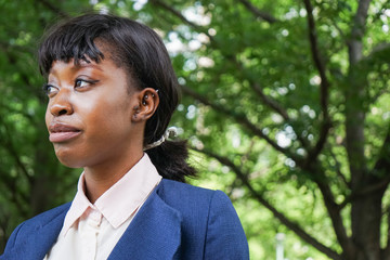african woman portrait
