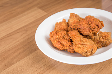 fried chicken and  hot crispy Fried mixed kentucky fried