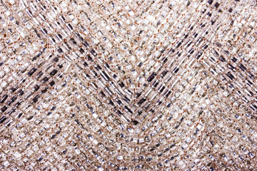 backdrop with tiny glass seed beads. High resolution photo.