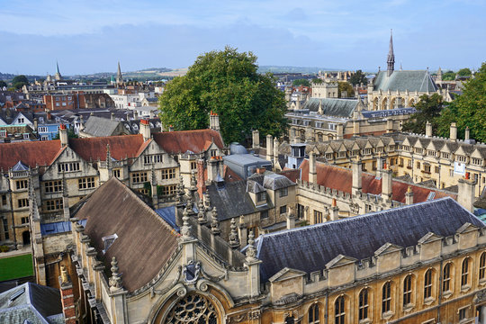 Oxford University from above