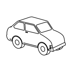 car vehicle isolated icon
