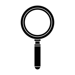 magnifying glass isolated icon vector illustration design