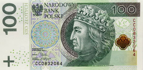 Polish banknotes, money