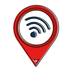 pointer location with wifi signal