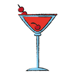 cocktail drink icon image vector illustration design