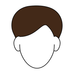 man avatar portrait icon image vector illustration design