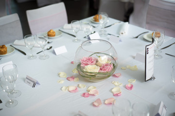 Déco de table de mariage