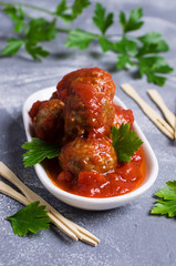 Traditional spicy meatballs