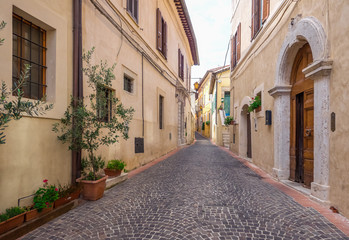 TOFFIA, ITALY - A very little and sweet medieval village in province of Rieti, Lazio region, central Italy
