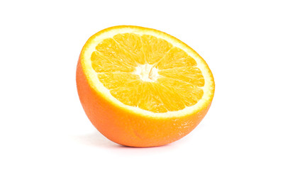 Orange fruit on white