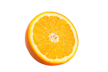 Orange fruit on white