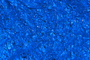 Blaue Metallfolie