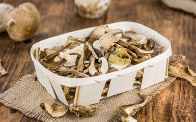 Fresh made Dried Porcinis