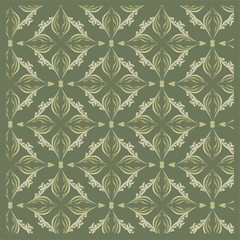 Fototapeta premium Seamless abstract floral pattern