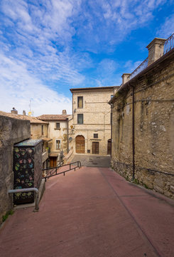TOFFIA, ITALY - A very little and sweet medieval village in province of Rieti, Lazio region, central Italy
