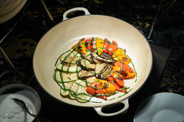 Healthy vegetarian diet food