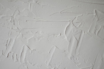 White textured background. Decorative wall designe