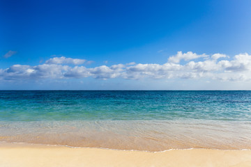 Fototapeta na wymiar Beautiful Beach at Lanikai Hawaii