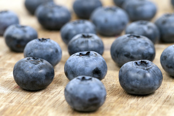 Fototapeta na wymiar Blue ripe blueberries