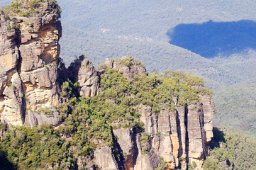Blue mountains vista wide