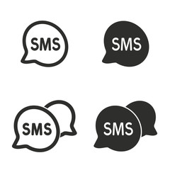 SMS icon set.