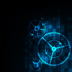 Mechanism of digital work.