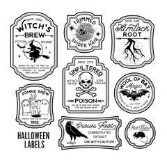 Halloween Bottle Labels - 176051013