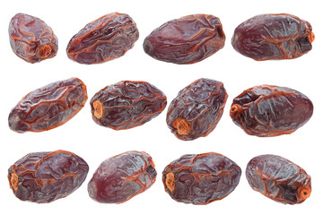 Sweet dried date fruit collection