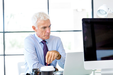 Businessman at the office