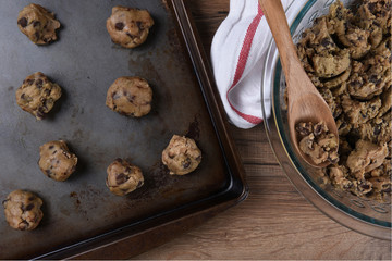 Making Chocolate Chip Cookies