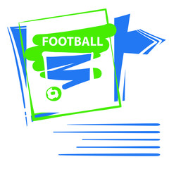 Hand-drawn sketch image template set banner, poster, flyer with