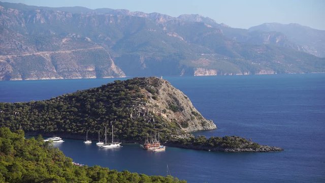 Gemiler Ancient Island Landscape 