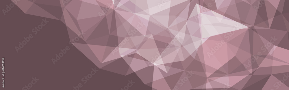 Wall mural crystal polygonal structured abstract halftone layout