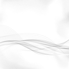 Fototapeta premium Eleganckie streszczenie tło krzywej ruchu szum futurystyczna prędkość szara fala