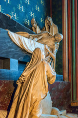 Tomb of count Pigalle at Notre Dame cathedral