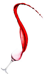 splash of red wine