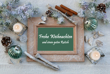 Frohe Weihnachten und einen guten Rutsch