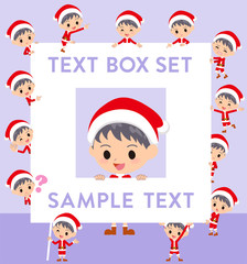 Santa Claus Costume boy_text box