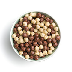 Breakfast cereal balls.