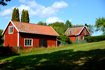 Fototapeta na wymiar Casas suecas